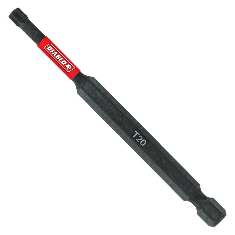 DIABLO Diablo DT2035B Drive Bit, T20 Drive, Torx Drive, 1/4 in Shank, Hex Shank, 3-1/2 in L HARDWARE & FARM SUPPLIES DIABLO