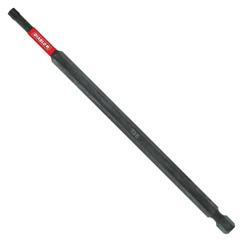 DIABLO Diablo DT256B Drive Bit, T25 Drive, Torx Drive, 1/4 in Shank, Hex Shank, 6 in L HARDWARE & FARM SUPPLIES DIABLO