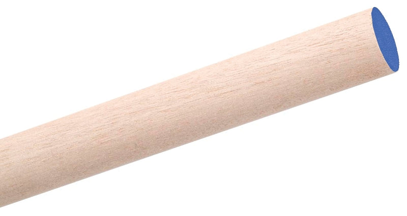 WADDELL Waddell 6606UB Dowel Rod, 3/8 in Dia, 36 in L, Birchwood AUTOMOTIVE WADDELL