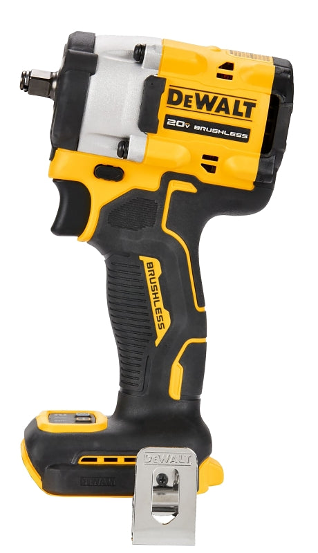 DEWALT DEWALT ATOMIC Series DCF923B Impact Wrench with Hog Ring Anvil, Tool Only, 20 V, 3/8 in Drive, 3500 ipm TOOLS DEWALT