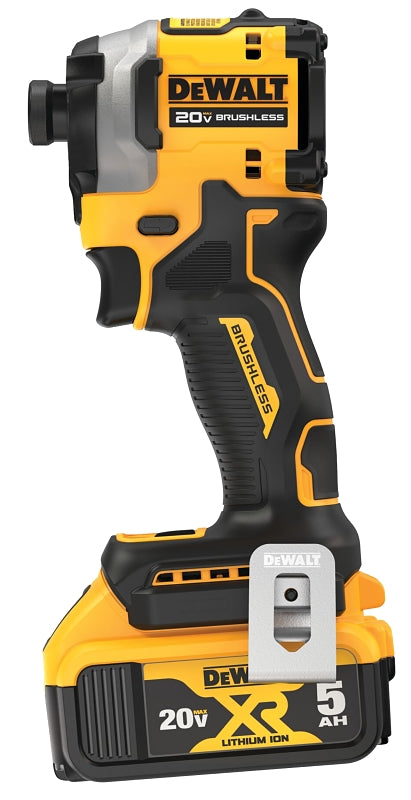 DEWALT DEWALT ATOMIC 20V MAX DCF850P1 3-Speed Impact Driver, Battery Included, 20 V, 5 Ah, 1/4 in Drive, Hex Drive TOOLS DEWALT