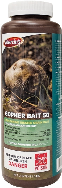 MARTIN'S Martin's 82004693 Gopher Control Bait, 8 acre Coverage LAWN & GARDEN MARTIN'S