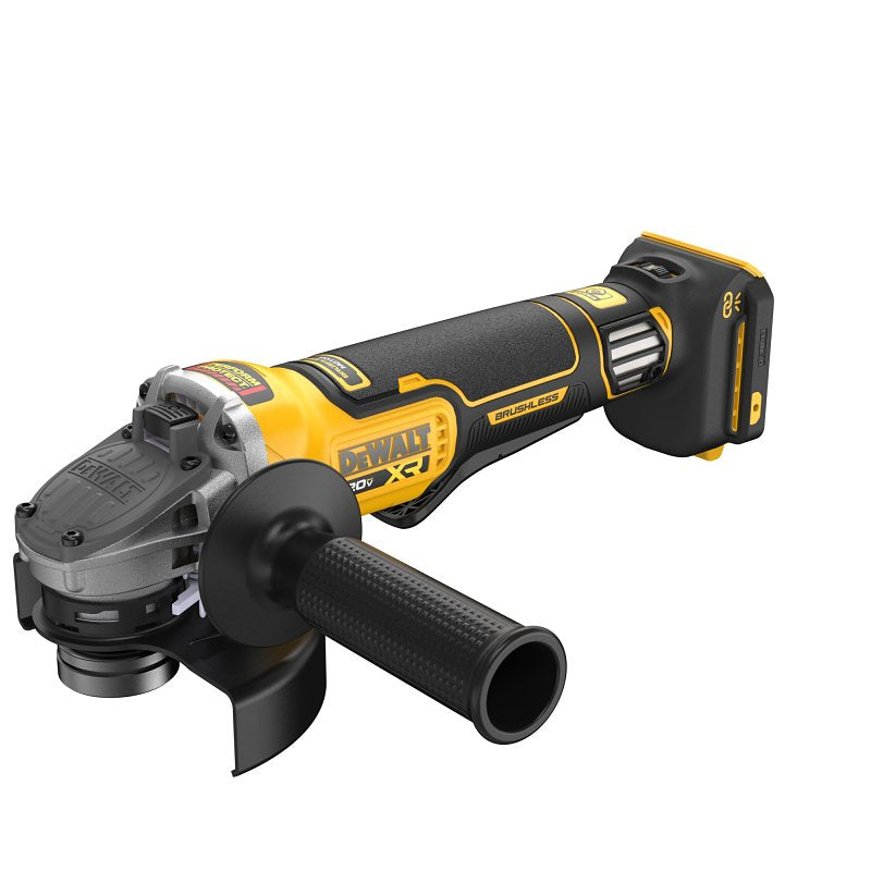 DEWALT DEWALT DCG410VSB Cordless Angle Grinder, Tool Only, 20 V, 4-1/2 to 5 in Dia Wheel, Adjustable Wheel, 9000 rpm Speed TOOLS DEWALT