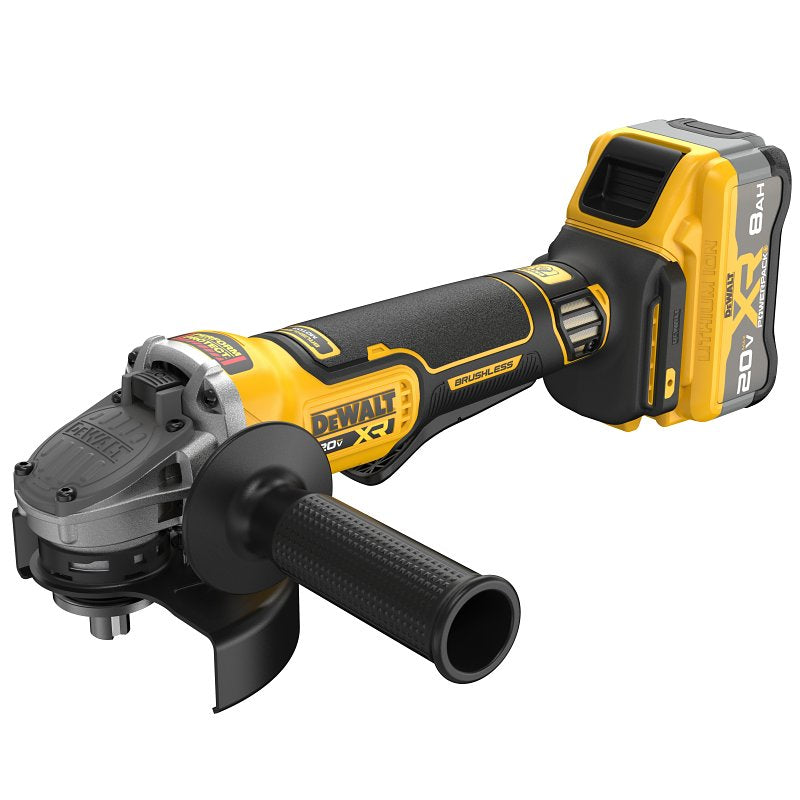 DEWALT DEWALT 20V MAX XR, Perform & Protect DCG410WW1 Cordless Angle Grinder Kit with XR POWERPACK, Battery Included, 20 V