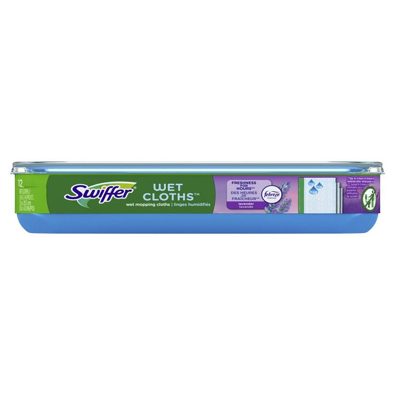 SWIFFER Swiffer 15845 Wet Cloth Refill, Lavender, Vanilla CLEANING & JANITORIAL SUPPLIES SWIFFER