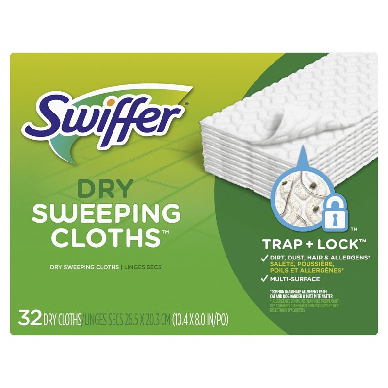 SWIFFER Swiffer Sweeper 31822 Dry Sweeping Mop Refill, Cloth
