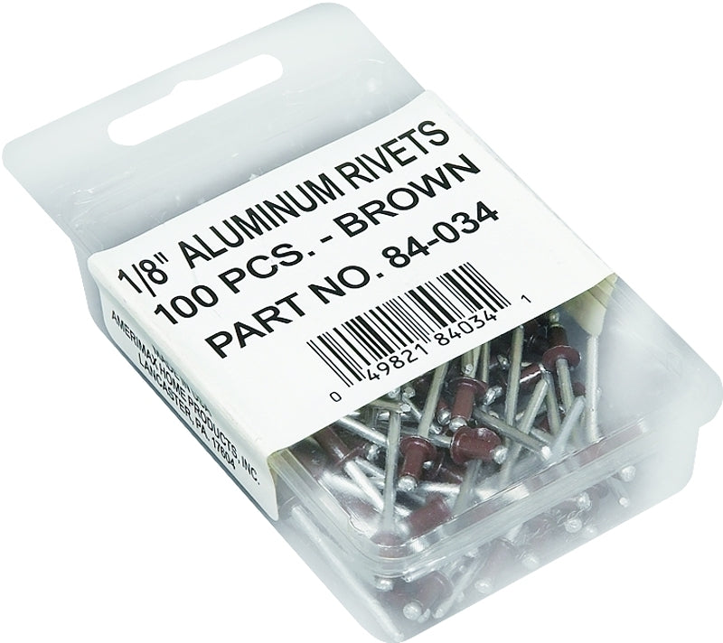 AMERIMAX Amerimax 84034 Gutter Rivet, 1-1/2 in L, Aluminum