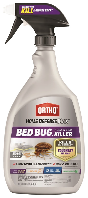ORTHO Ortho 0192510 Bed Bug Killer, Liquid, Trigger Spray Application, Indoor, 24 oz Bottle