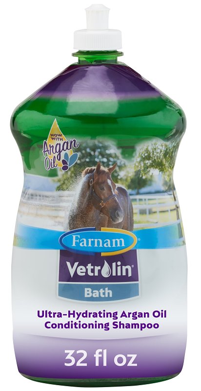 FARNAM Farnam Vetrolin 100543873 Ultra-Hydrating Conditioning Shampoo, Liquid, Green, Pleasant, 32 oz Bottle HARDWARE & FARM SUPPLIES FARNAM