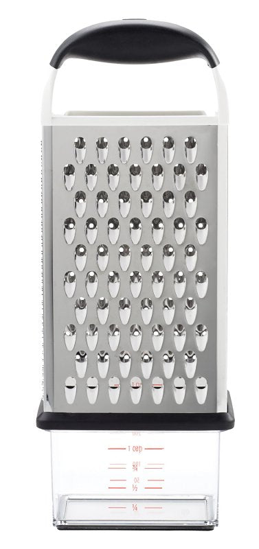 OXO INTERNATIONAL Good Grips 1057961V3 Box Grater, Stainless Steel