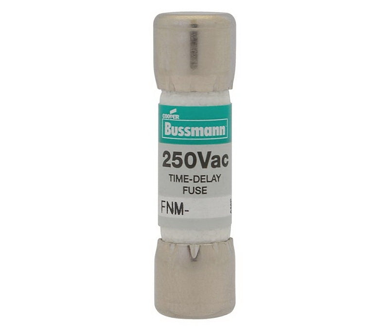 BUSSMANN Bussmann FNM-20 Series Time Delay Fuse, 20 A, 250 V, 10 kA Interrupt, Melamine Body, Ferrule, Holder Terminal