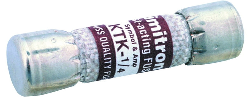 BUSSMANN Bussmann KTK-30 Fast Acting Fuse, 30 A, 600 V, 100 kA Interrupt, Melamine Body ELECTRICAL BUSSMANN