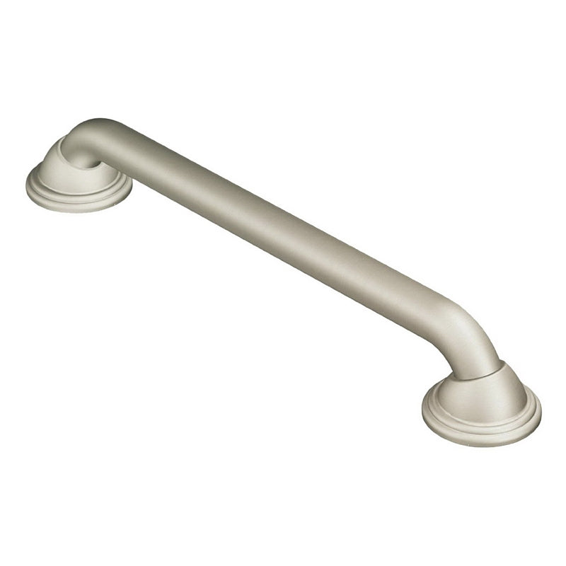 MOEN Moen LR8716D2BN Grab Bar, 500 lb, Stainless Steel, Brushed Nickel, Screw Mounting