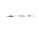 GENERAL General 401XX Industrial Tweezer Set, Strong Sharp Point, Stainless Steel, Nickel, 4-1/2 in OAL TOOLS GENERAL
