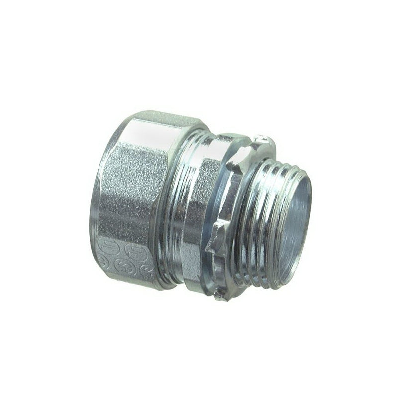 HALEX Halex 63510 Rigid Conduit Connector, 1 in Compression, Steel, Each ELECTRICAL HALEX