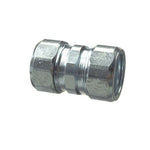HALEX Halex 96361 Conduit Coupling, 1/2 in Compression, Steel, 1/PK ELECTRICAL HALEX