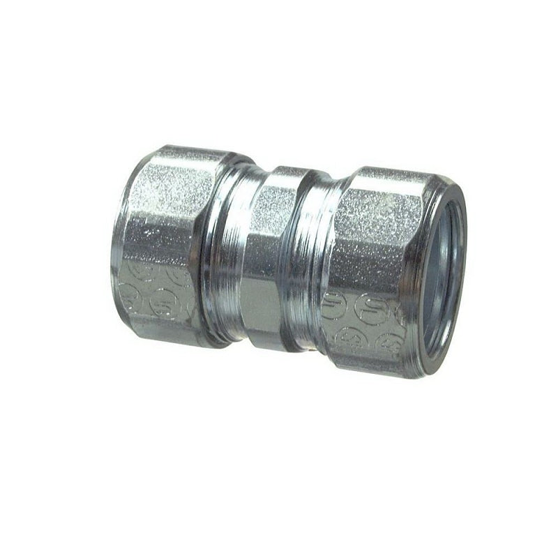 HALEX Halex 96362 Rigid Conduit Coupling, 3/4 in Compression, Steel, 1/BAG ELECTRICAL HALEX