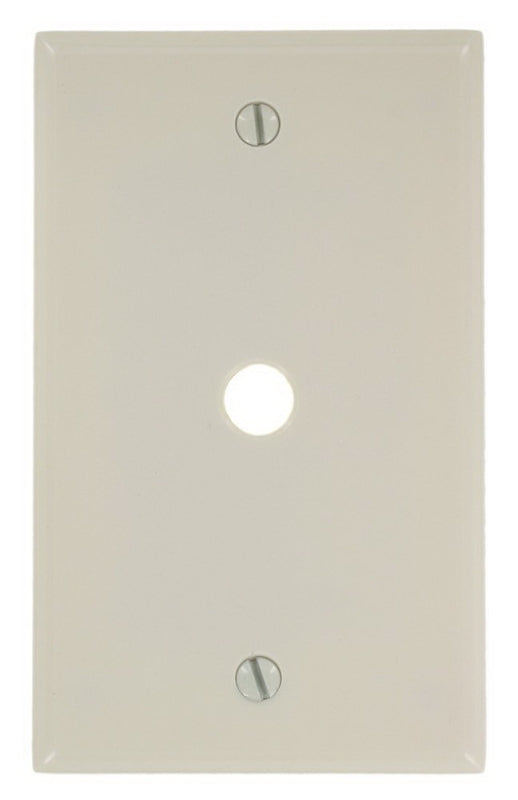 LEVITON Leviton 000-78013-000 Wallplate, 4-1/2 in L, 2-3/4 in W, 1 -Gang, Plastic, Almond, Smooth ELECTRICAL LEVITON