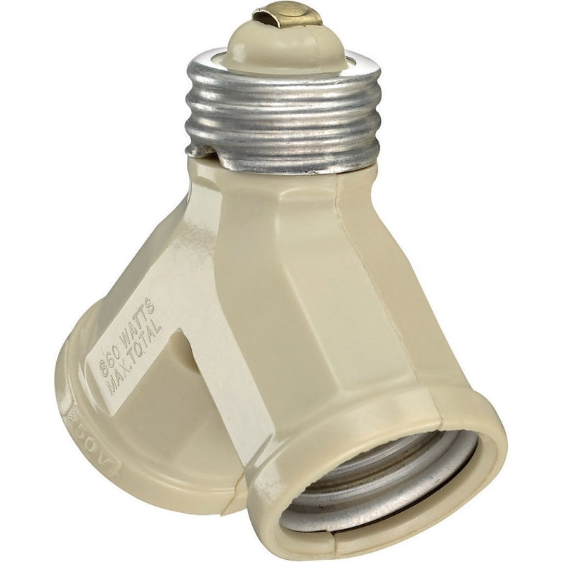 LEVITON Leviton 006-00128-00I Adapter, 660 W, Ivory ELECTRICAL LEVITON