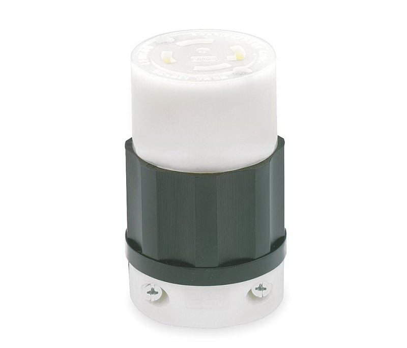 LEVITON Leviton 165-02713-000 Electrical Connector, 3 -Pole, 30 A, 125/250 V, NEMA: NEMA L14-30R, Black/White
