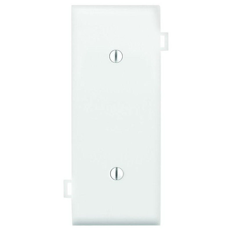 LEVITON Leviton 905-PSC14-00W Wallplate, 1 -Gang, Thermoplastic Nylon, White, Strap Mounting ELECTRICAL LEVITON