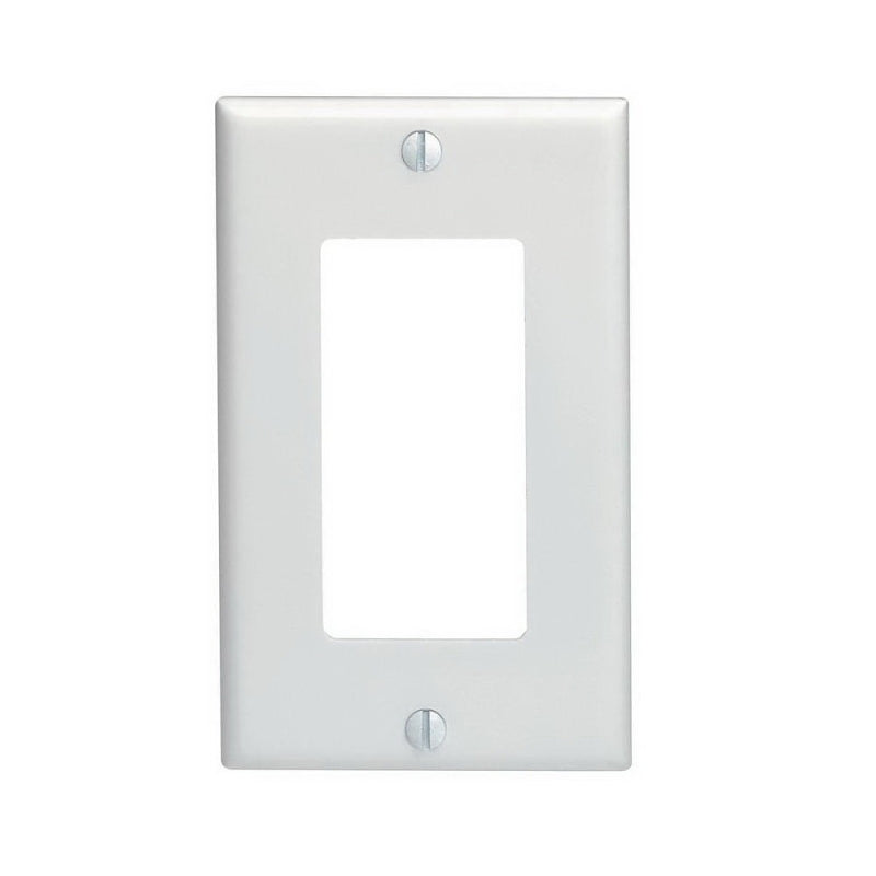 LEVITON Leviton 80401-M24-WMP Wallplate Pack, 4-1/2 in L, 2-3/4 in W, 1-Gang, Plastic, White ELECTRICAL LEVITON