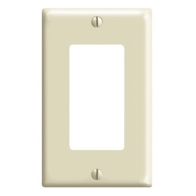 LEVITON Leviton 80401-M25-IMP Wallplate Pack, 4-1/2 in L, 2-3/4 in W, 1-Gang, Plastic, Ivory ELECTRICAL LEVITON