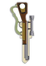 LUCKY LINE Lucky Line Key Shapes Series B118K Key Blank, Rifle, Brass, Enamel-Coated, For: Kwikset Locks