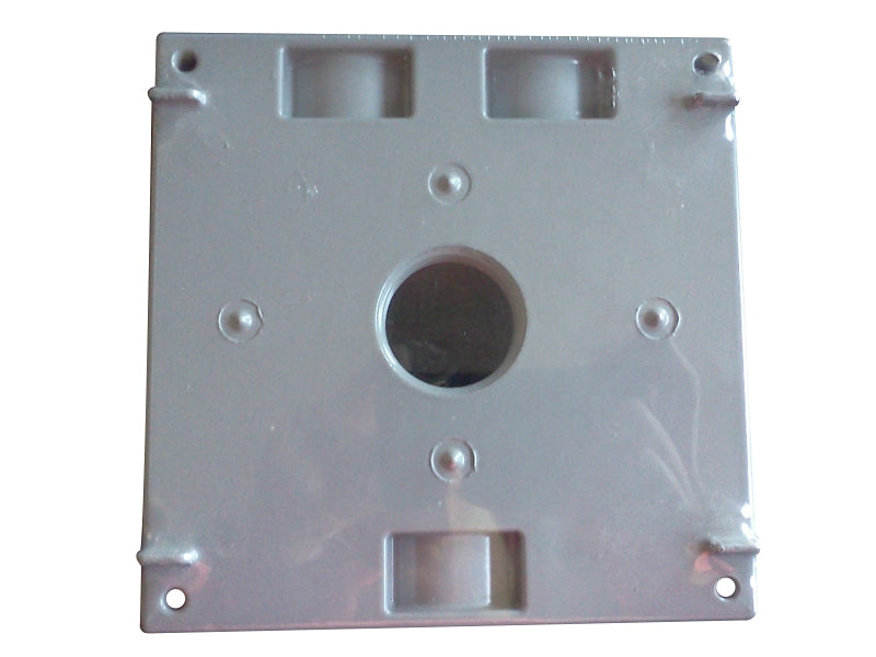 TEDDICO/BWF Orbit 2B75 2B75-4 Weatherproof Box, 4-9/16 in W, 2 in D, 4-1/2 in H, 2 -Knockout, Screw Mounting, NEMA 3R, Gray