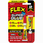 FLEX SEAL Flex Seal SGGEL2X3 High Performance Super Glue, Gel, Clear, 6 g Tube PAINT FLEX SEAL