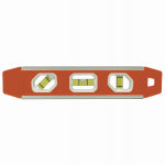 HULTAFORS Johnson 1421-0900 Torpedo Level, 0.009 Accuracy, 9 in L, 3-Vial, Magnetic, Aluminum TOOLS HULTAFORS