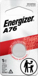 ENERGIZER BATTERY Energizer A76BPZ Battery, 1.5 V Battery, 118 mAh, A76 Battery, Alkaline, Manganese Dioxide ELECTRICAL ENERGIZER BATTERY