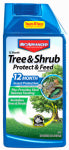 BIOADVANCED BioAdvanced 701810A Concentrated Tree and Shrub Protect and Feed II, Liquid, Green, 32 oz Bottle LAWN & GARDEN BIOADVANCED