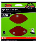 ALI INDUSTRIES Sanding Discs, Aluminum Oxide, 220-Grit, 5 In., 5-Pk.