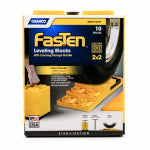 CAMCO MFG RV Fasten Leveling Blocks, T-Handle, Yellow, 2 x 2, 10-Pk. AUTOMOTIVE CAMCO MFG