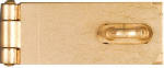 ASSA ABLOY AMERICAS RESIDENTIALI NC 2-1/2 In. Dull Brass Safety Hasp