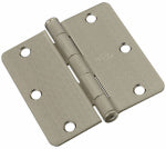 ASSA ABLOY AMERICAS RESIDENTIALI NC Door Hinge, Interior, Satin Nickel, 3-1/2 In., 3-Pk.
