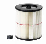 CLEVA INT'L TRADING LTD Standard Wet/Dry Vac Cartridge Filter & Retainer, Fits 5-16 Gallon Craftsman TOOLS CLEVA INT'L TRADING LTD