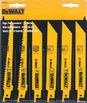 BLACK & DECKER/DEWALT 6-Pc. Wood-Cutting Reciprocating Saw Blade Set