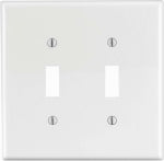LEVITON MFG CO WHT 2-TGLMDWY WALLPLATE ELECTRICAL LEVITON MFG CO