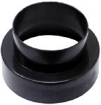 LAMBRO Lambro 235 Vent Adapter Female (Large End), Female (Large End), Male (Small End), Plastic, Black PLUMBING, HEATING & VENTILATION LAMBRO