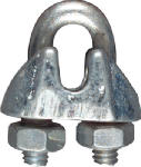 ASSA ABLOY AMERICAS RESIDENTIALI NC Wire Cable Clamp, Zinc, 1/16 In. HARDWARE & FARM SUPPLIES ASSA ABLOY AMERICAS RESIDENTIALI NC