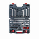 CRESCENT Crescent CTK128MP2N Mechanics Tool Set, 128-Piece, Steel, Chrome TOOLS CRESCENT