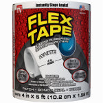 FLEX SEAL Flex Tape TFSWHTR0405 Tape, 5 ft L, 4 in W, Rubber Backing HOUSEWARES FLEX SEAL   