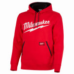 MILWAUKEE ELECTRIC TOOL CORP Freeflex Hooded Sweatshirt, Midweight, Red, M