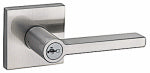 ASSA ABLOY AMERICAS RESIDENTIALINC. Halifax SmartKey Entry Lever Lockset, Satin Nickel