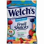 WELCH'S Welch's WMF12 Fruit Snack, Mixed Fruit Flavor, 5 oz Bag HOUSEWARES WELCH'S   