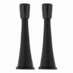 ASSA ABLOY AMERICAS RESIDENTIALI NC N830-582 Spring Door Stop in Matte Black, 4"