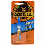 GORILLA Gorilla 7900102 Super Glue, Liquid, Irritating, Straw/White Water, 3 g Tube PAINT GORILLA