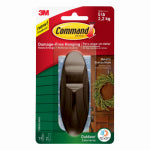 COMMAND Command 17083BZ-AWES Adhesive Hook, 5 lb, 1-Hook, Plastic, Bronze HARDWARE & FARM SUPPLIES COMMAND